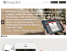 Tablet Screenshot of newmansbirdsapp.com